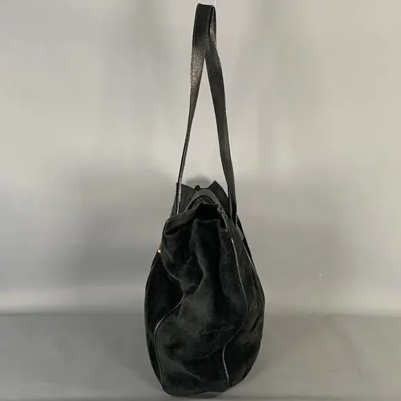GUCCI Black Suede Leather Tote Bags - Picture 5 of 12
